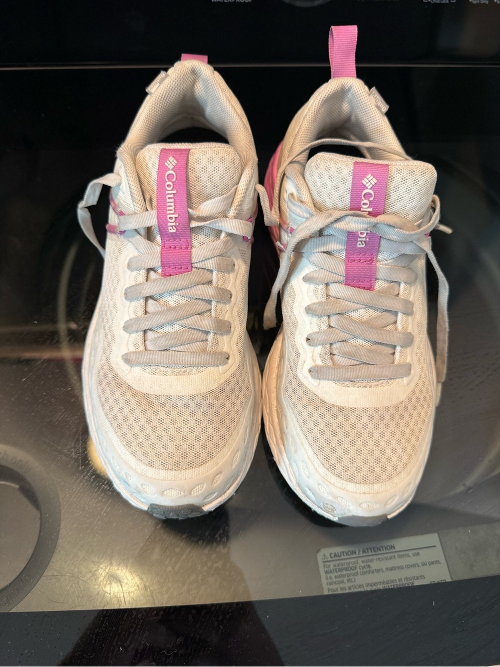 Columbia Women's Mesh Trainer - Gray with Pink Accents